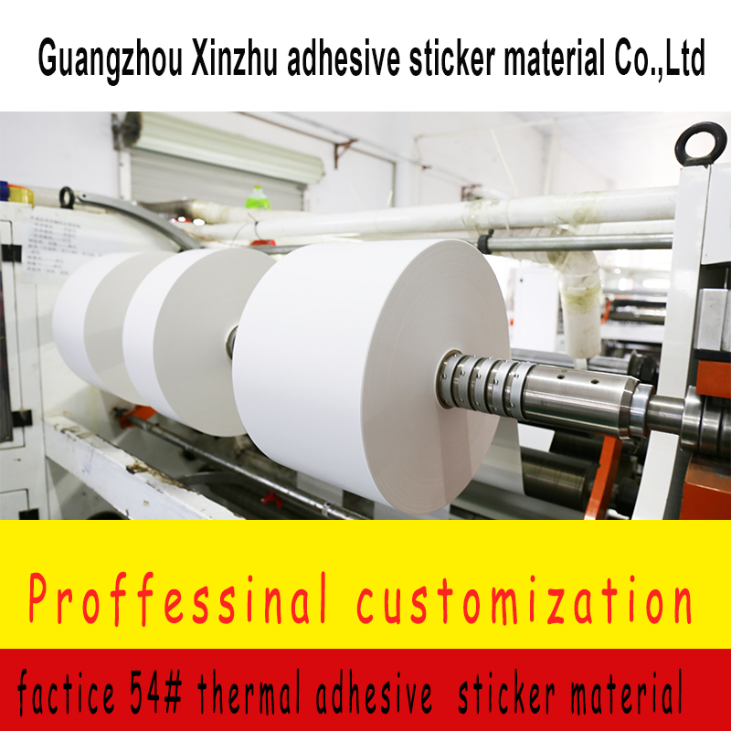 54# Thermal Adhesive Sticker Barcode Material Label Material Xzrm-55cy