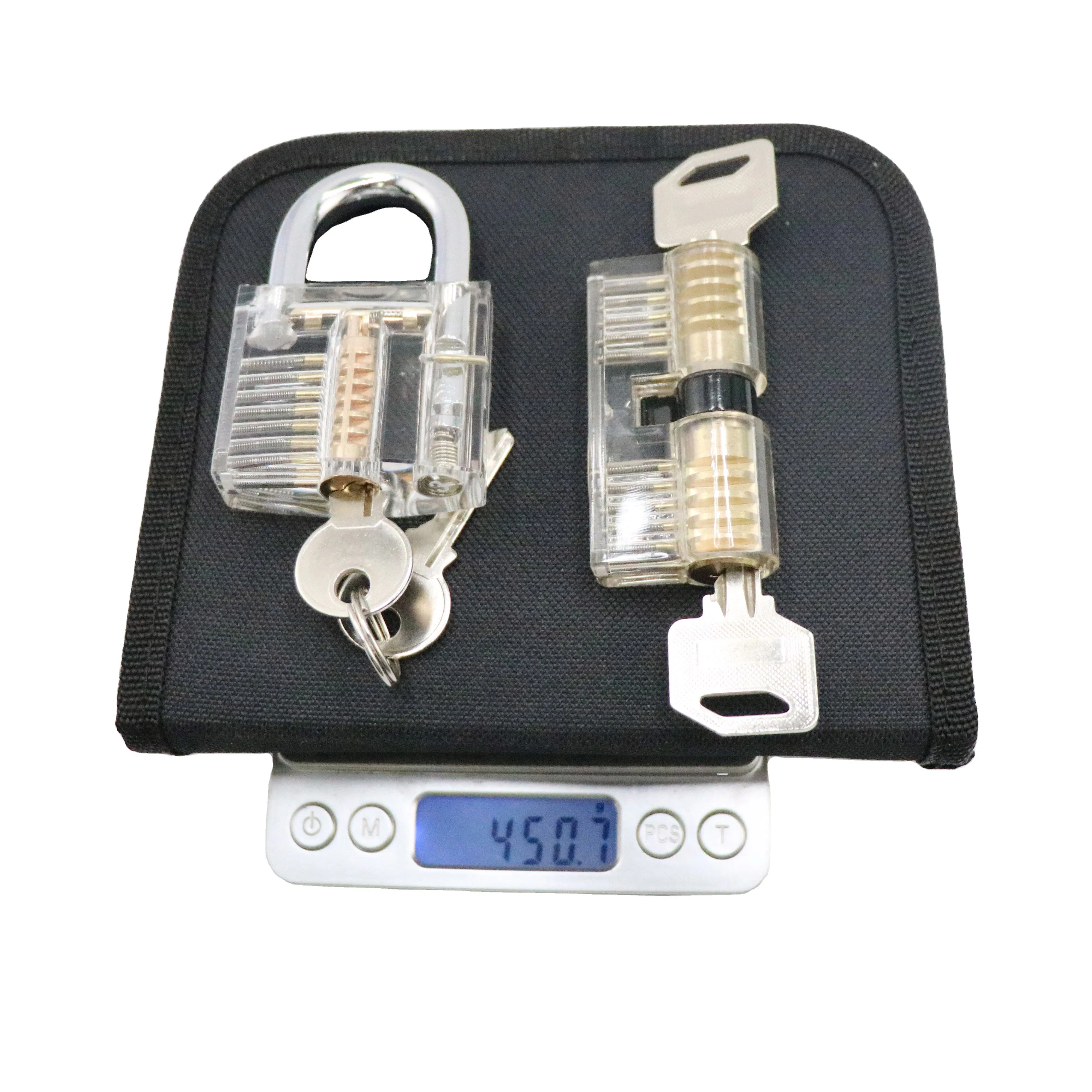 Foldable Door Opener 19 PCS Stainless Steel Locksmith Tools Lock Picks