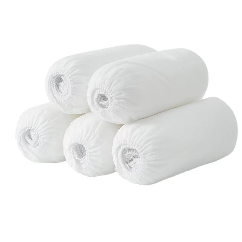 Disposable Thickened Non-Woven Fabric Waterproof White Shoe Cover (WHP-NCO-009)