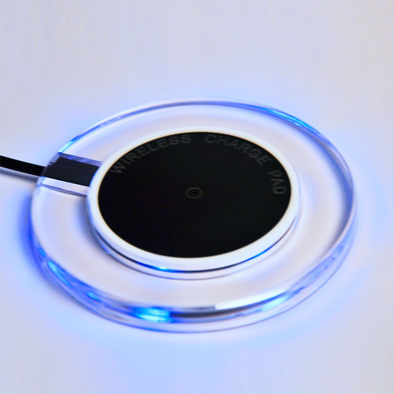 Qi Mini Fantasy Anti-Slip Metal Transmitter Mobile/Cell Phone Wireless Charger