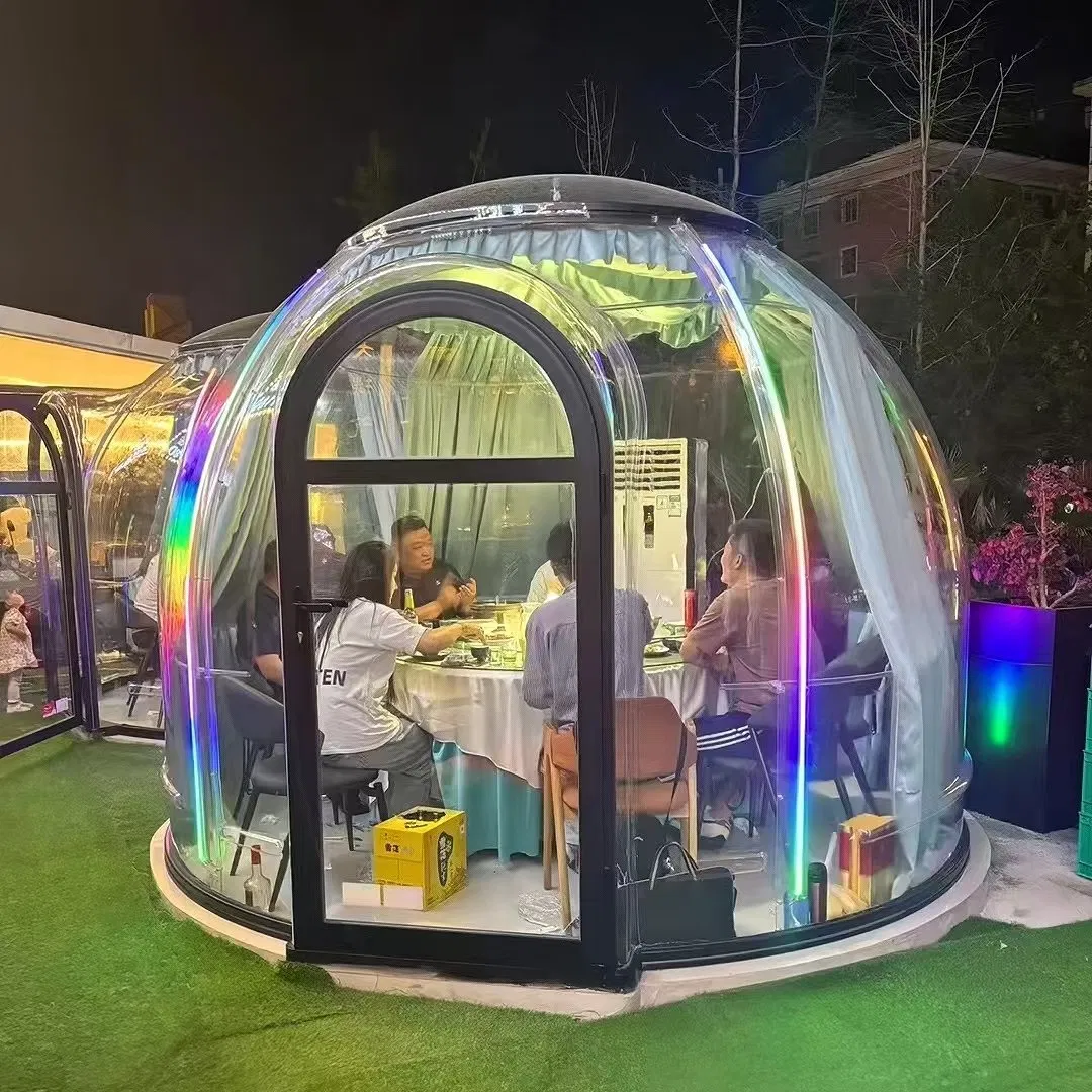 Outdoor Homestay Starry Sky Room Transparent PC Bubble House Restaurant Dome Tent