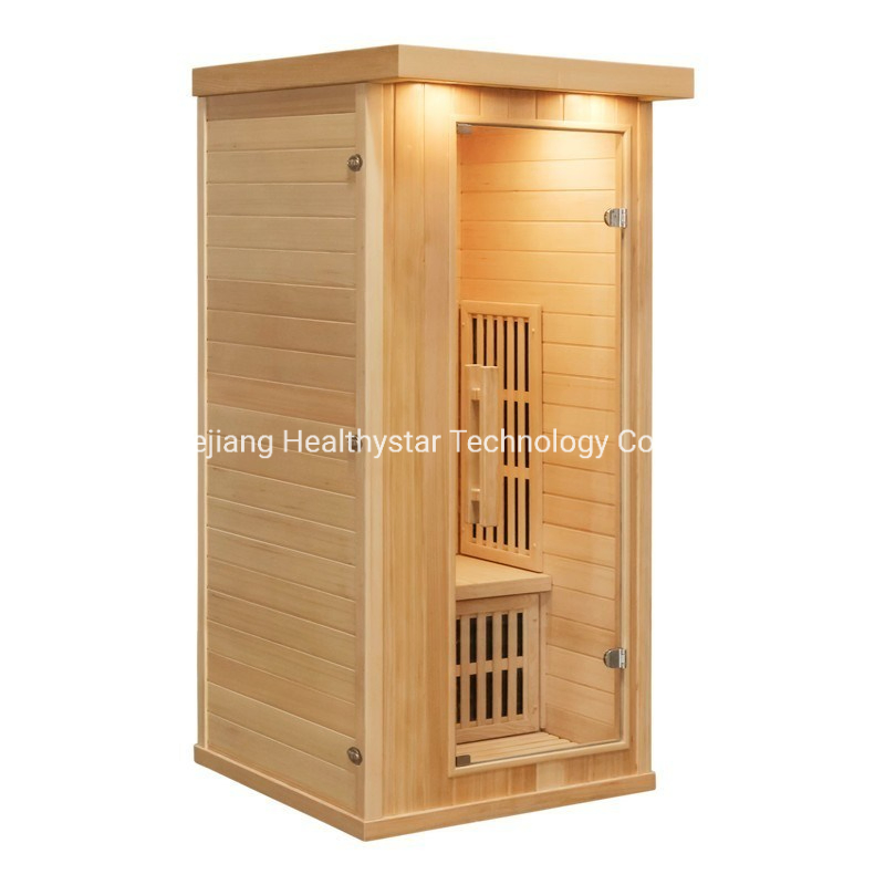 Инфракрасная сауна для одного человека из хемлока