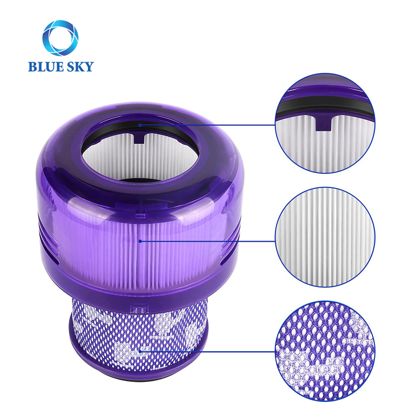 Washable Post Motor HEPA Filter Replacement Spare Part 970422-01 for Dysons V11 Sv16 Outsize Cordless Stick Vacuum Cleaner