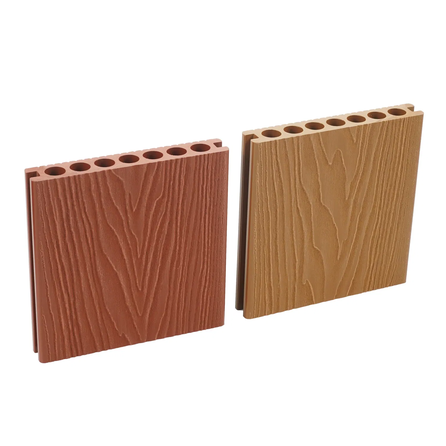 Outdoor WPC High Quality PVC Wooden Flooring Grain Embossing Floor Plank WPC Tech Wood Decking Wood Plastic Composite Decking Flooring