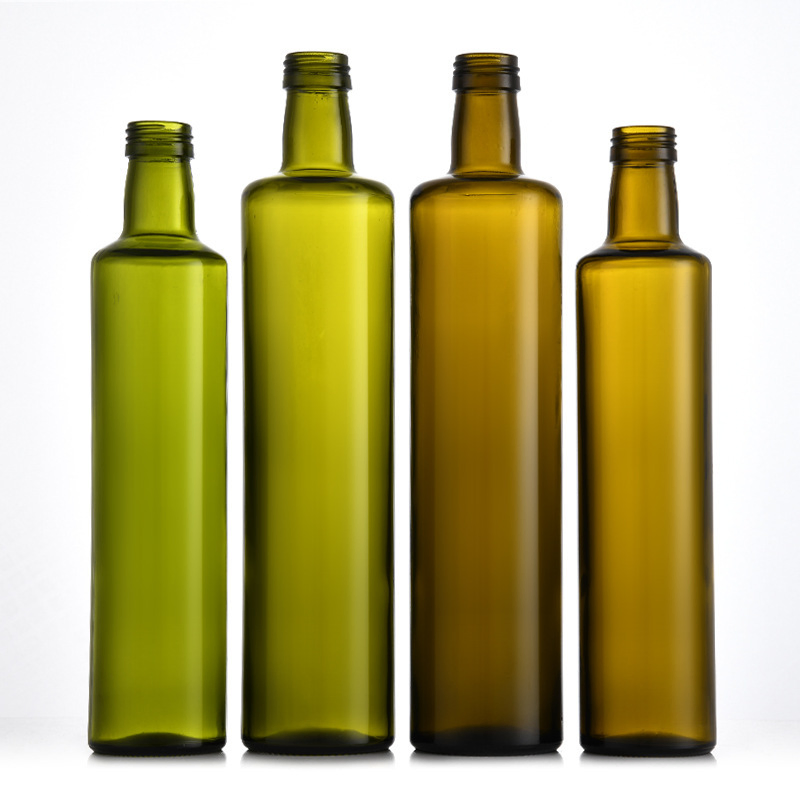 Custom Wholesale Eco-Friendly Empty Olive Oil Glass Bottle Simple Olive Oil Bottle