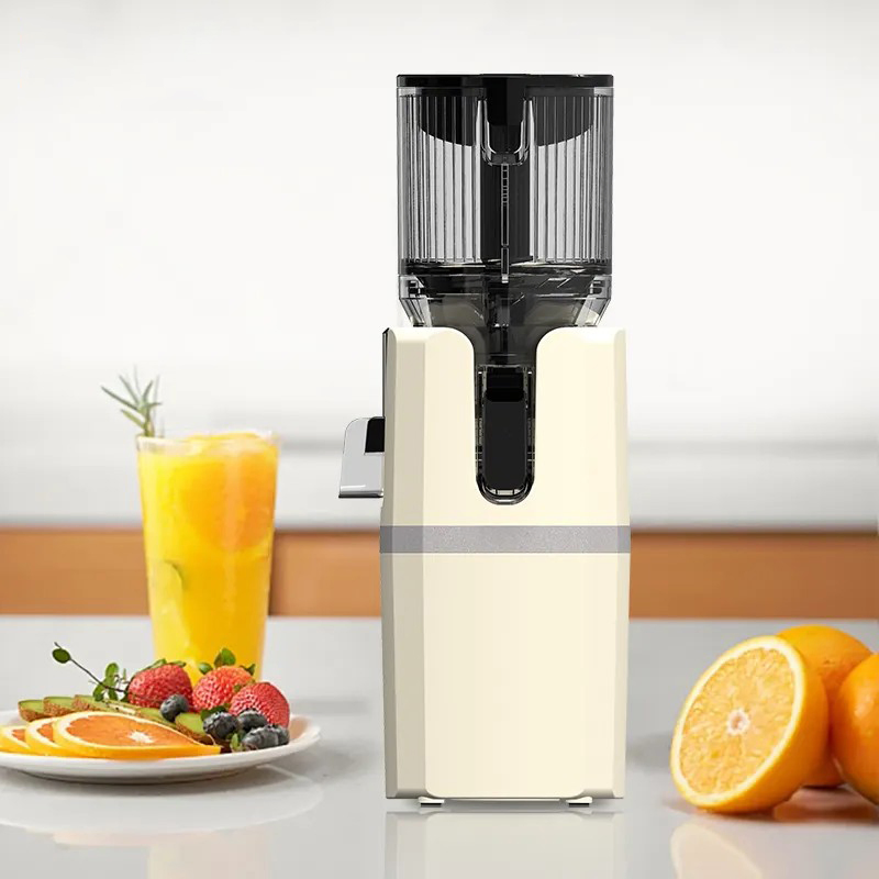 Sj-071 Electric Commercial Automatic Slow Juicer Masticating Machine Big Mouth Orange Extractor for Vegetables Fruits Household