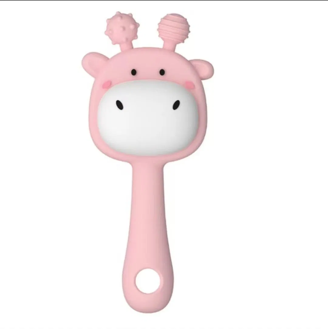 Cute Animal Bunny Silicone Soft Toys Cartoon Teething Toy