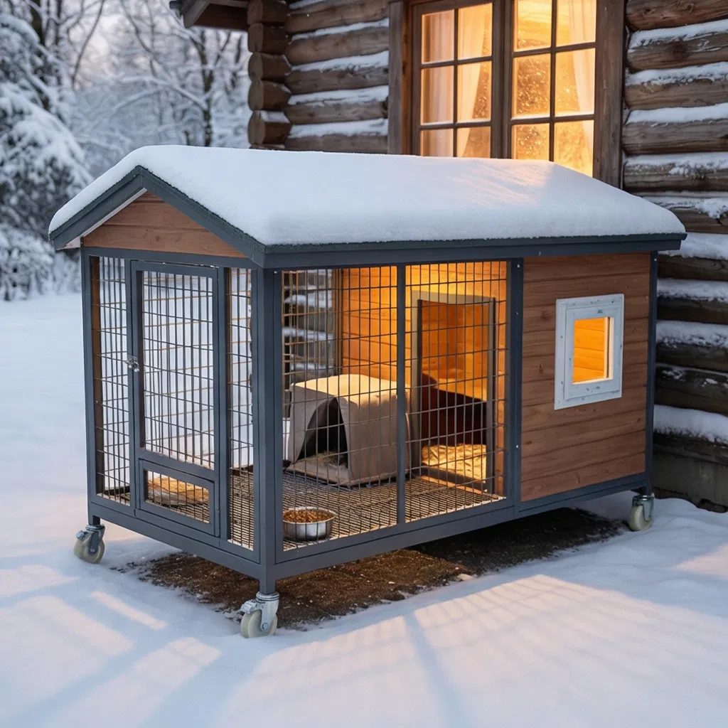 Factory Wholesale Wooden Pet House with Window Dog Room Cabin