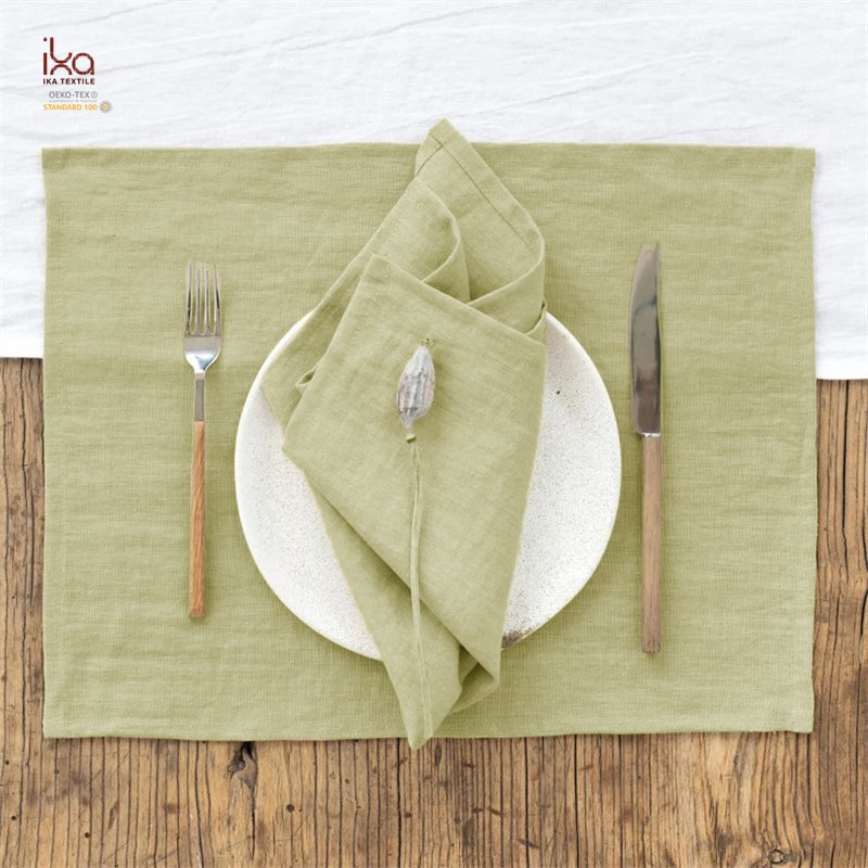Party Decoration Beverage Logo Color Embroidery Custom Printed Lunch Personalized Dinner Linen Napkins with Hemstitch
