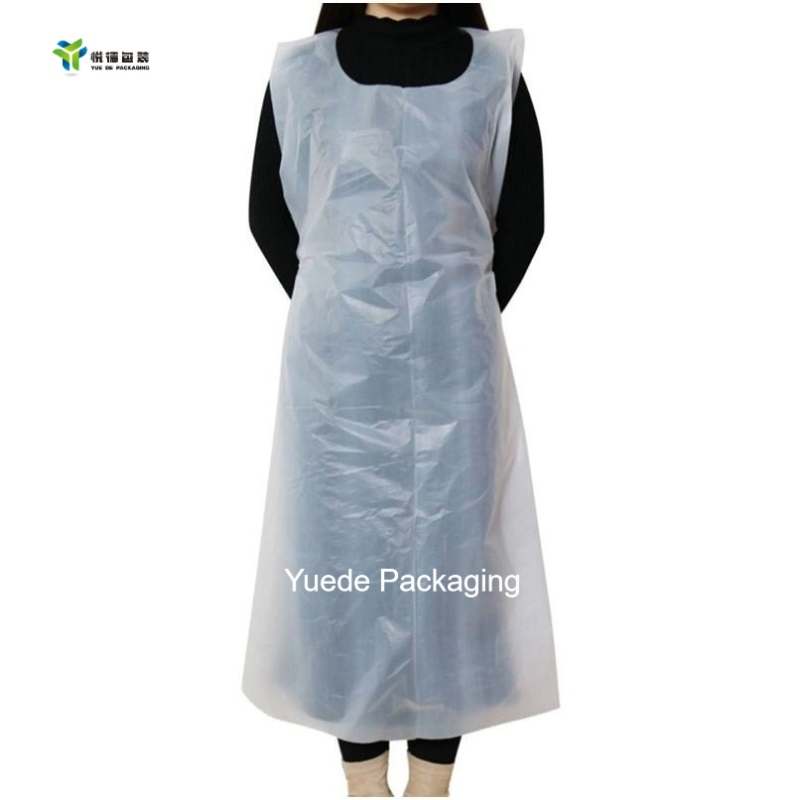 Disposable Plastic Apron with Custom Thickness and Size for All Uses