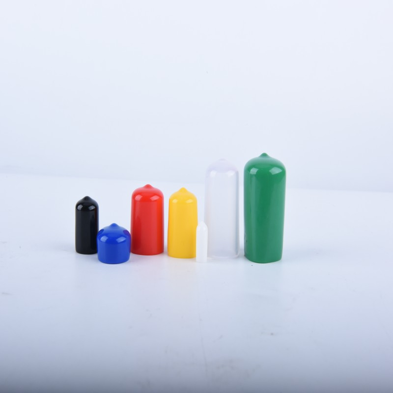 Colorful 1 Inch Pipe Cap Plastic End Cap for Pipe Flexible Round Plastic Caps for Pipe Ends