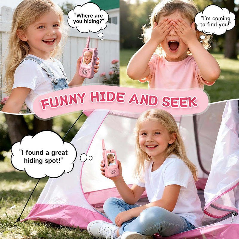 Детские рации JK300 Mini с видео и голосовыми эффектами