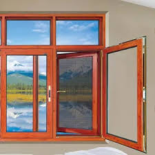  Solid Wood Window Customized Color Wooden Casement Window