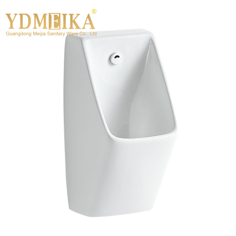 Wholesale Sanitary Ware Urinal Automatic Flush Sensor Porcelain Square Wall Hung Urinal