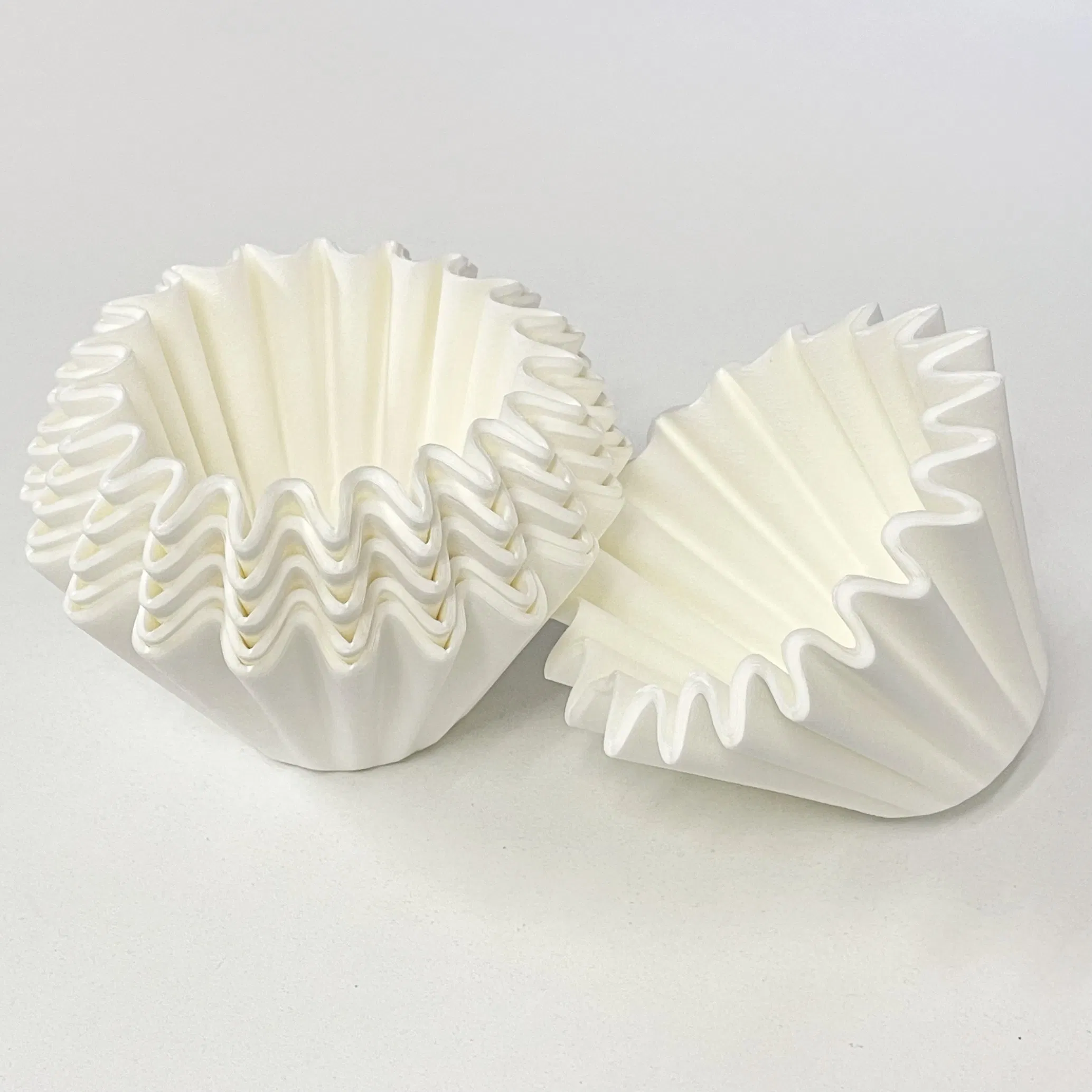 155*45mm Wave Coffee Filter Paper 50PCS/Bag for Pouring Over Coffee Dripper & Wave Dripper Barista Tools