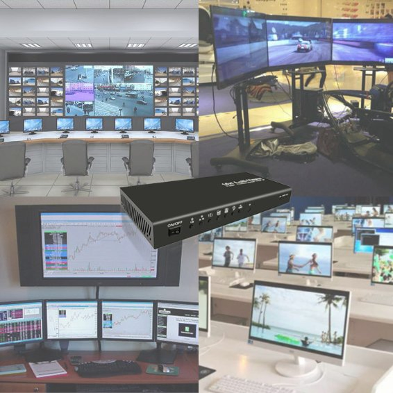 Мультипросмотрщик HDMI Bitvisus 16x1 4K