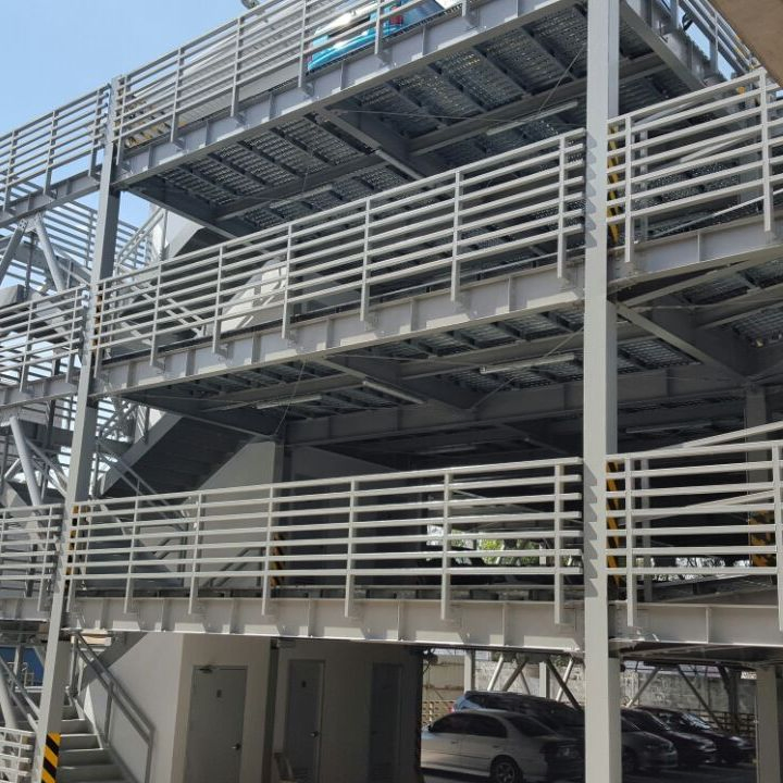 Prefabricated Steel Structure Metal Building Car Parking Lift Hydraulic Smart Parking System