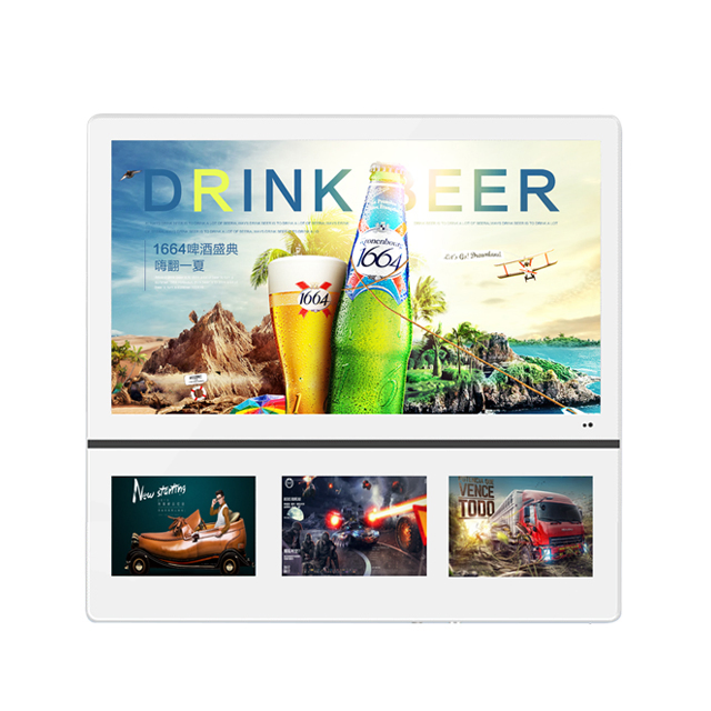 23.6′ ′ +19′ ′ Multimedia Advertising Player TFT LCD Display Ad Player WiFi Network HD Digital Signage Passenger Elevator Screen