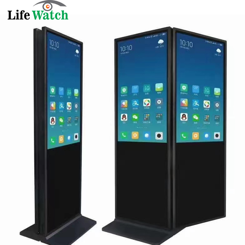 55 Inchadvertising Touch Double-Sided Display for Indoor Totem Android Advertising