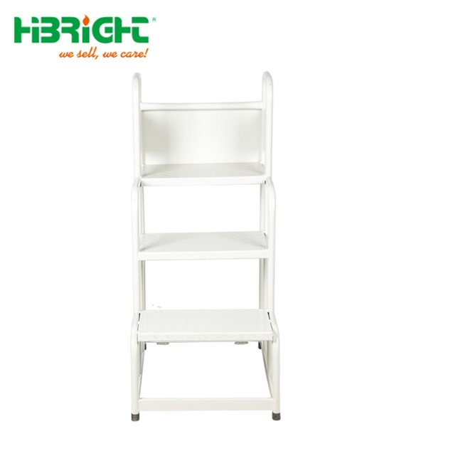 3 Steps Warehouse Used Metal Steel Ladder Truck