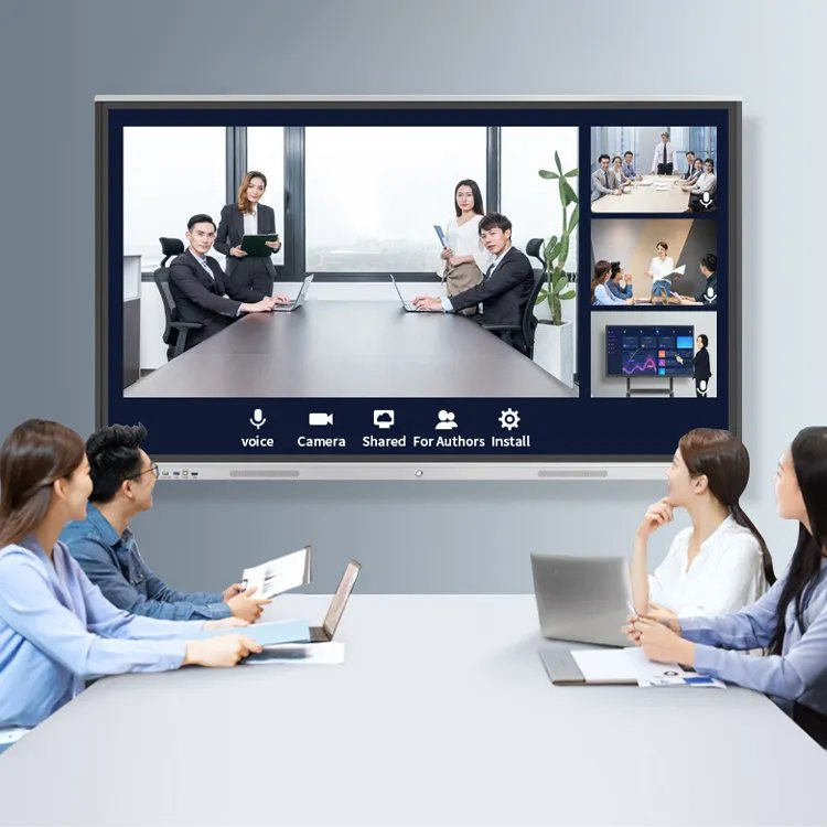 Conference Full Color Smart 16: 9 TV Screen Board All-in-One Indoor LCD Display for Meeting