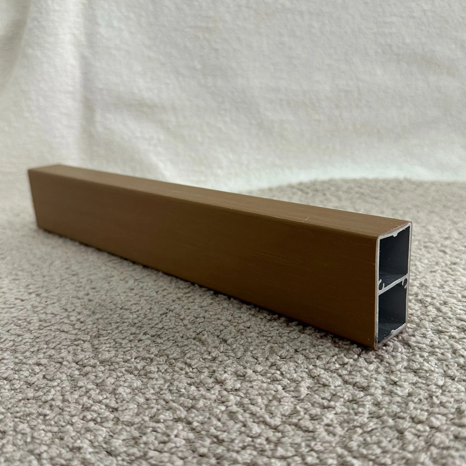 Precision-Engineered 50mm WPC Louver Blade 30mm Depth Micro-Ventilation Control System