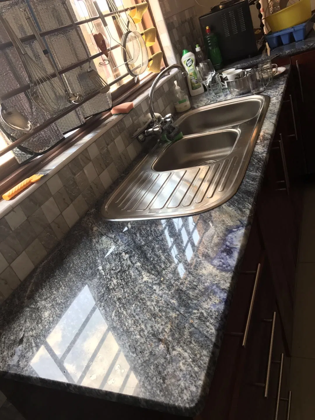 Van Gogh Blue Granite Polished Tiles& Slabs