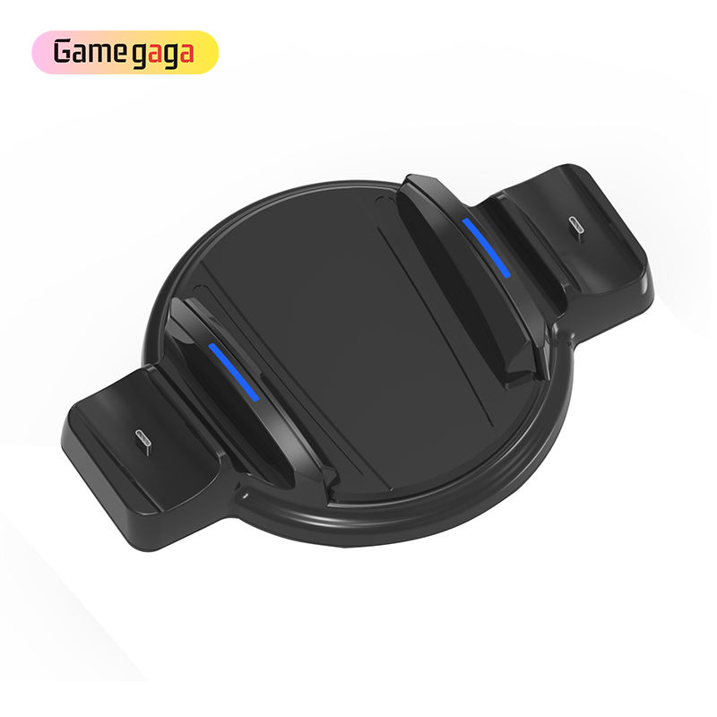 2 in 1 P5 Console Stand & Dual Handle Charger 2-Port Dualsense Charging Station Fast & Stable Charging for P5 Handles