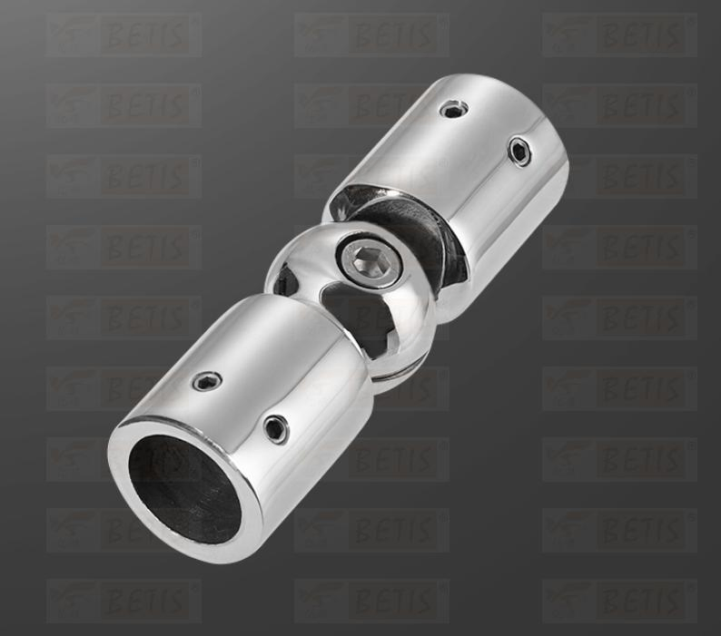 Factory Price Bathroom Shower-Enclosure Hardware Pipe Patch Fitting 304-Stainless-Steel Adjustable Swiveling Header Bar Tube Bracket Pipe Connector