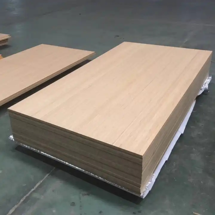 Customized Natural Bamboo Raw Boards Plywood Panel Bamboo Raw Material