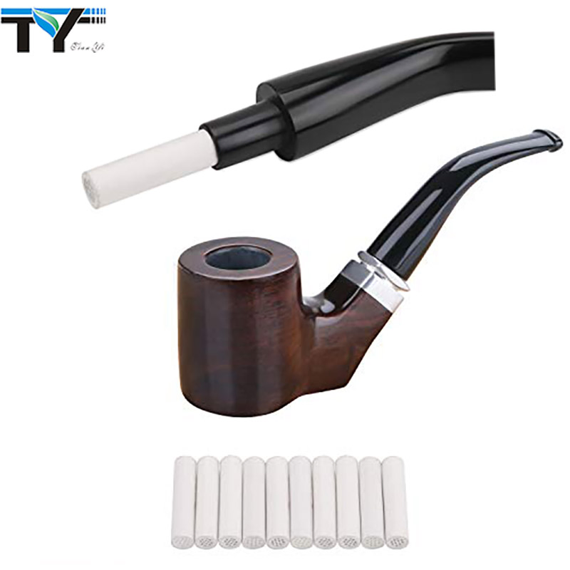 Diameter 6mm Active Charcoal Ceramic Caps Smoking Pipe Tubes Filters