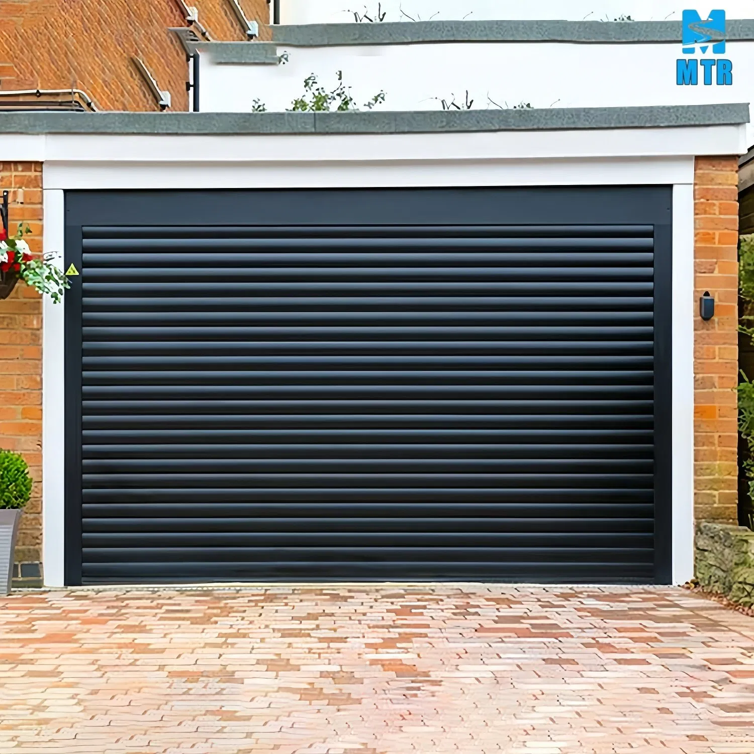 Auto-0perated Wear-Resistant Garage Rolling Door Shutter Door Custom Size