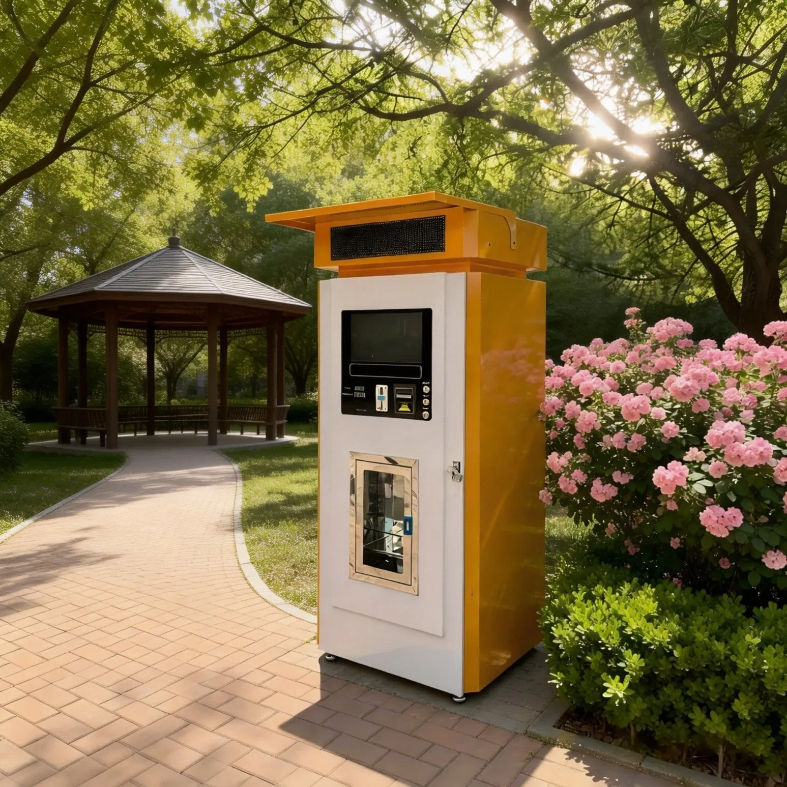 Unmanned Public Water Dispenser Machine with IoT Control Multiple Payment Methods and Cold Water, Support Multiple Payment Methods