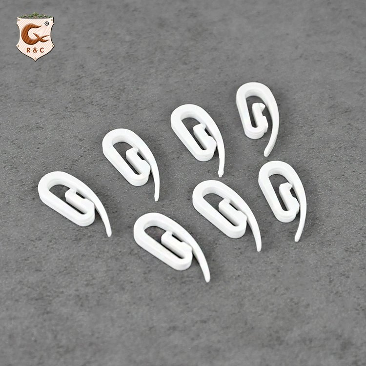 Plastic Curtain Rail Track Gliders Hook Decorative Curtain Hook