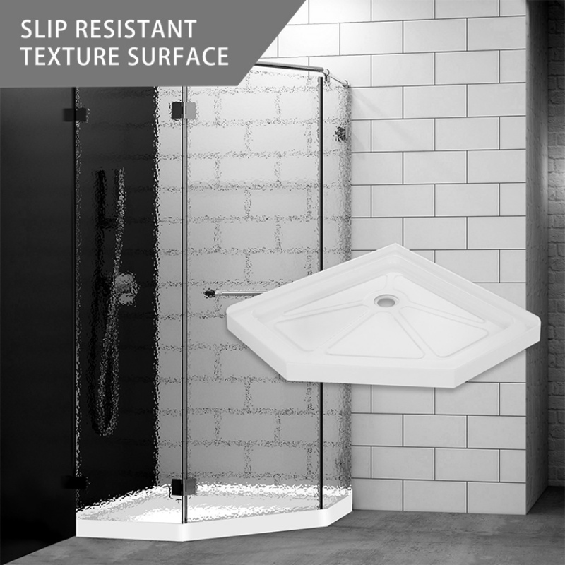 Most Popular Bathroom Shower Enclosure Antislip Diamond Acrylic Shower Base