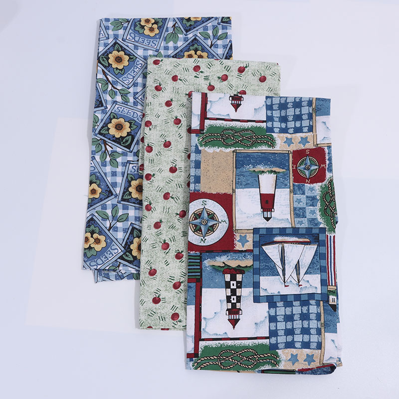 Colorful Digital Fabric Printing Tea Towels Kitchen 100% Cotton Linen Custom Floral Tea Towel Tea Cloth