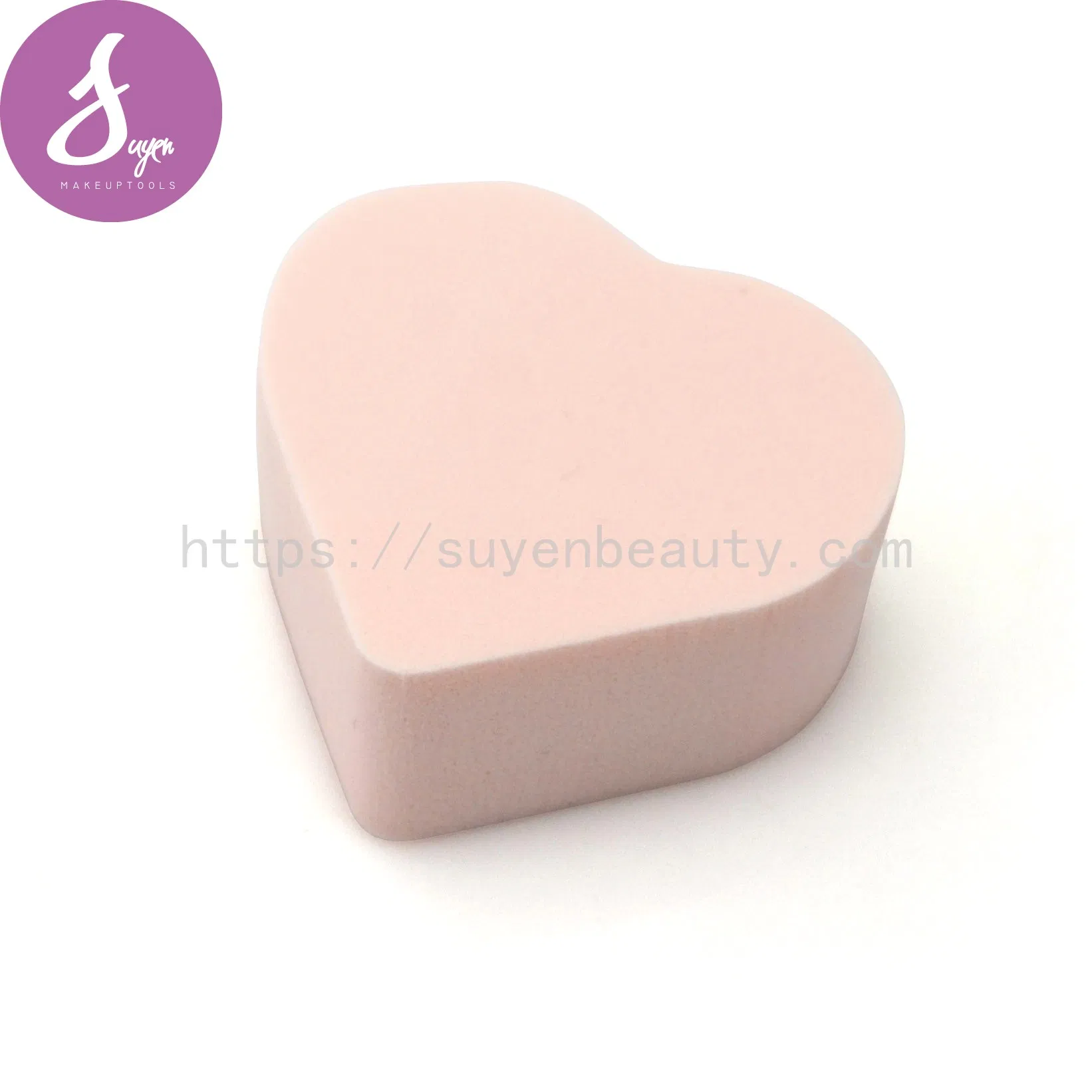 4PCS Heart Shape Makeup Puff Natural Latex Make up Tool