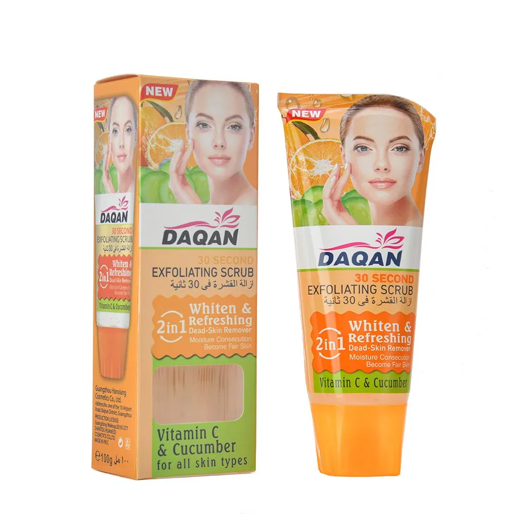 Daqan Gentle Vitamin C Cucumber Facial Exfoliator Smooth & Radiant Skin Scrub