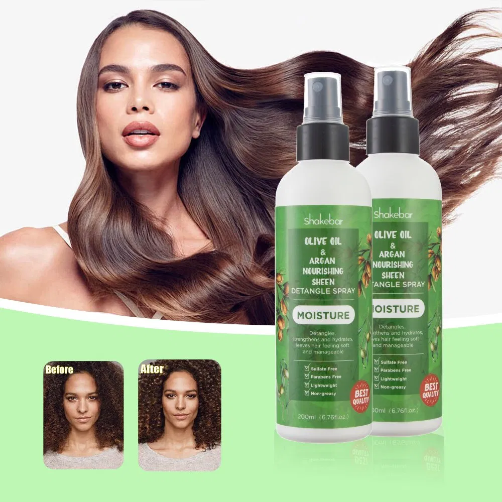 Private Label Hair Care Product Sheen & Detangle Spray