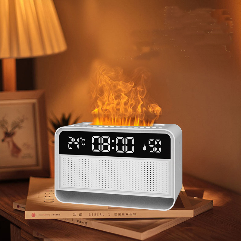 2023 Best Sell 200ml Household Aroma Diffuser with Bluetooth Speaker Clock