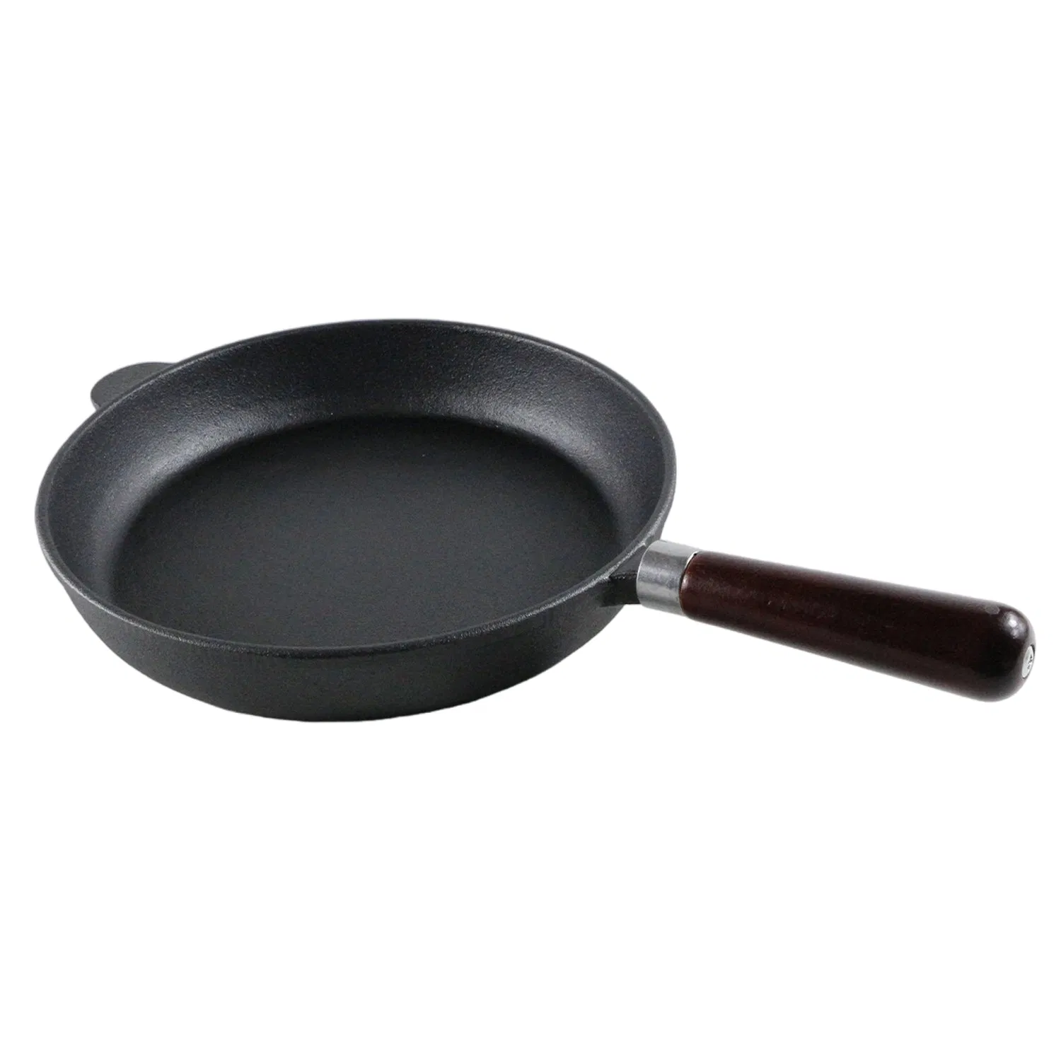 Чугунная сковорода с деревянной ручкой для жарки и гриля