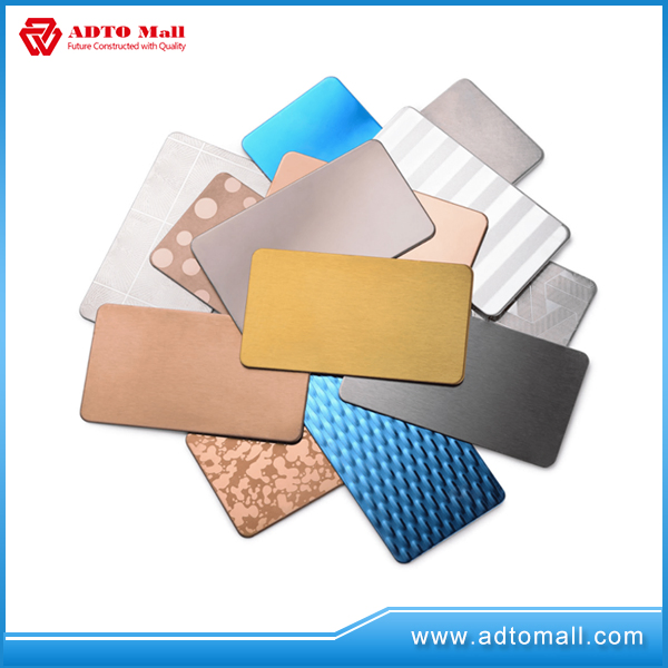 Decorative Building Material 4mm PVDF PE Bushed Acm ACP Sheet B1 Grade Fireproof Aluminum Composite Panel