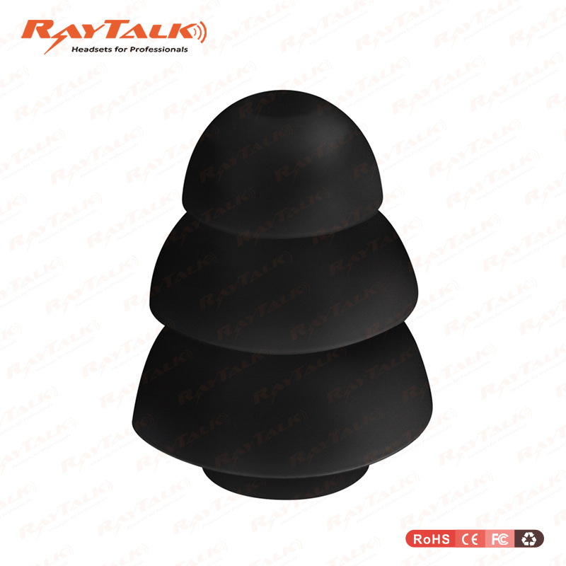 Comfortable Noise-Cancelling Earbud Tips for Two-Way Radios