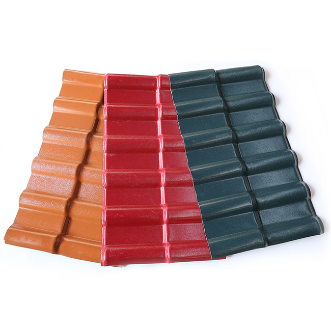Popular ASA Synthetic Resin Roof Sheet Plastic Roofing Shingles