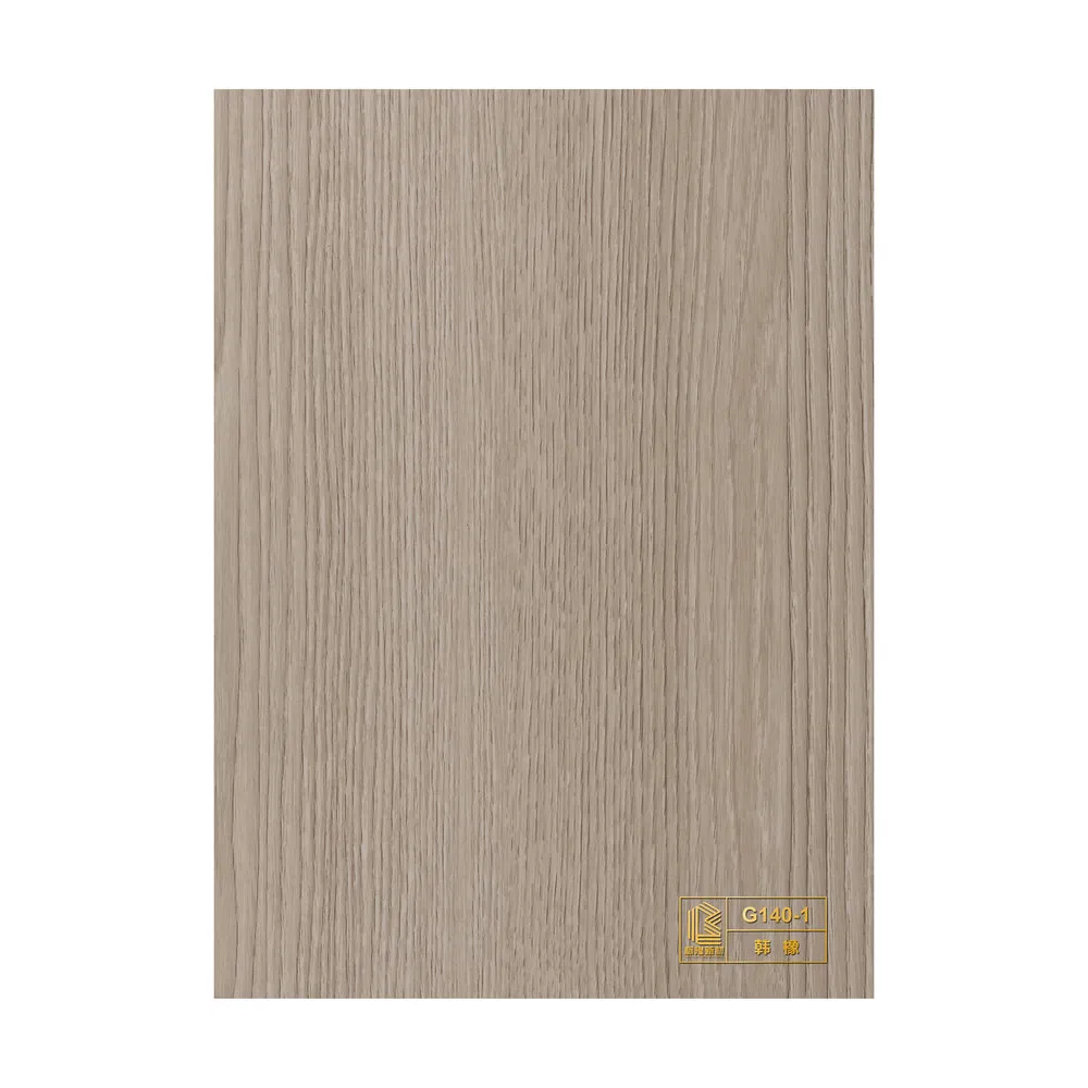 Anti-Aging Environmentally Friendly PVC Wood Veneer Decorative Film for Headboard Wall