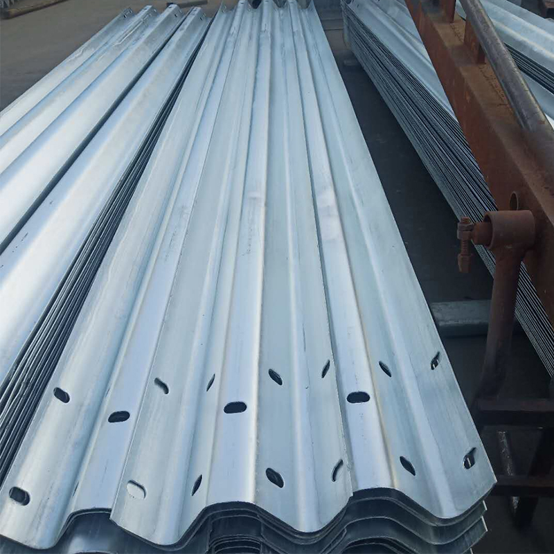 Galvanized Steel Metal W Beam Highway Guardrail Road Crash Barrier