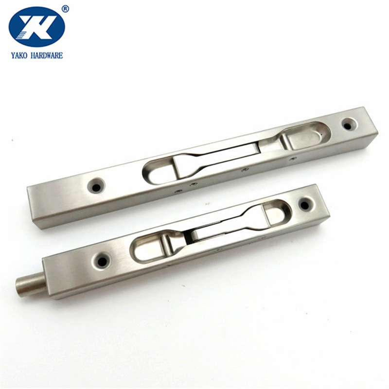 6"/8"/10"12" Stainless Steel Wooden Front Barrel Door Latch Flush Bolt