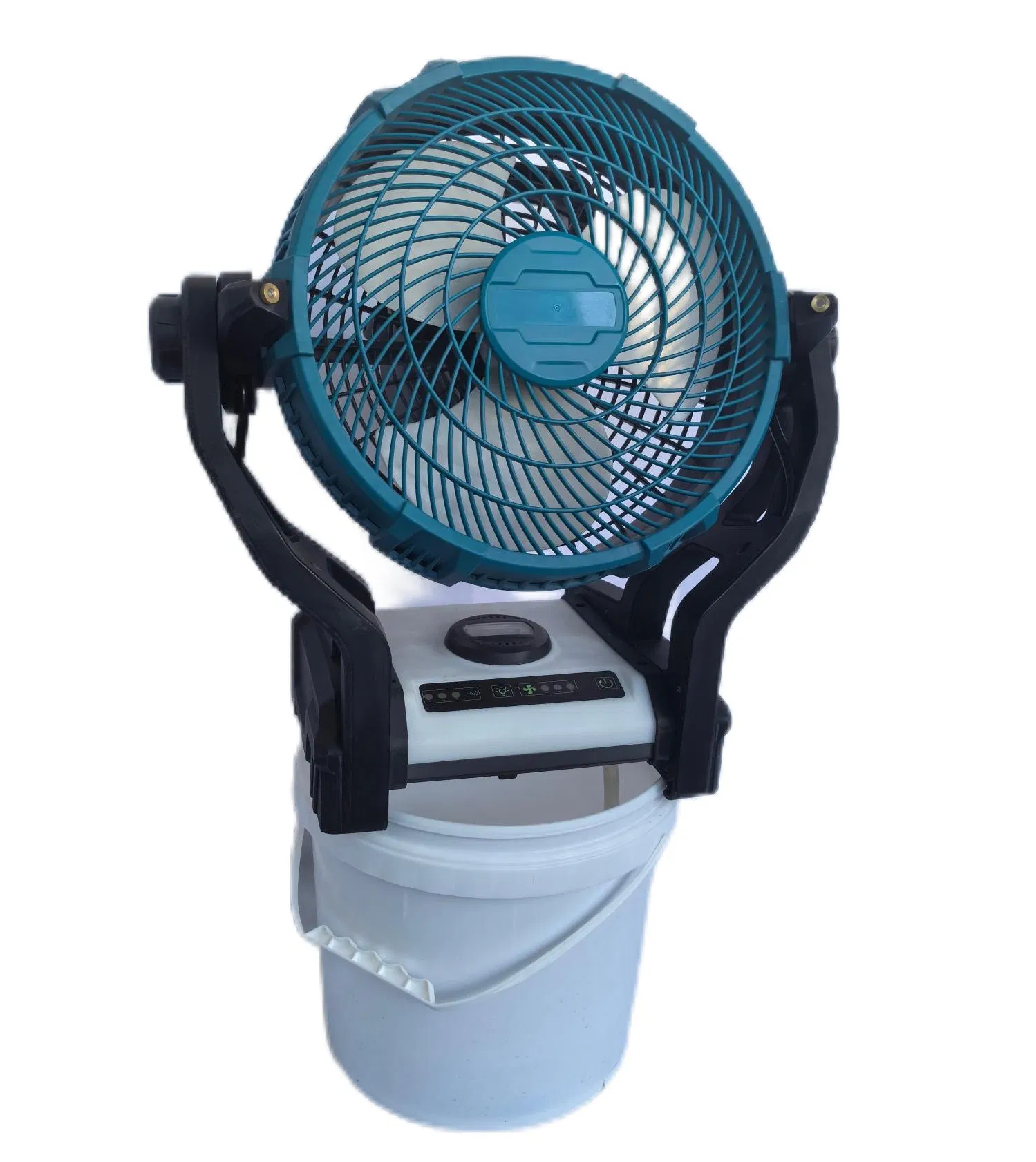 10-12 Inch AC/DC Floor Fan with Bracket for Indoor and Outdoor Comfort