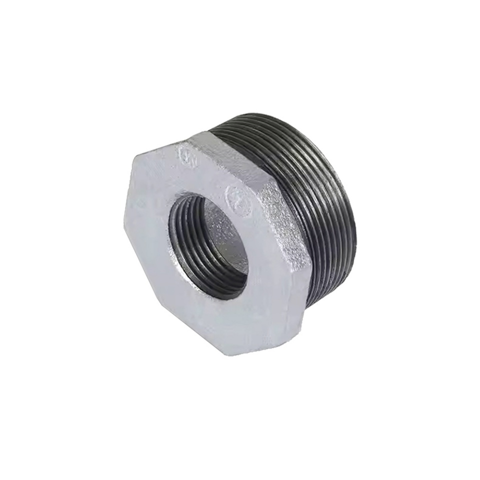 Factory Wholesale Malleable Iron Pipe Fittings Hot DIP Galvanized 3'' Bushing