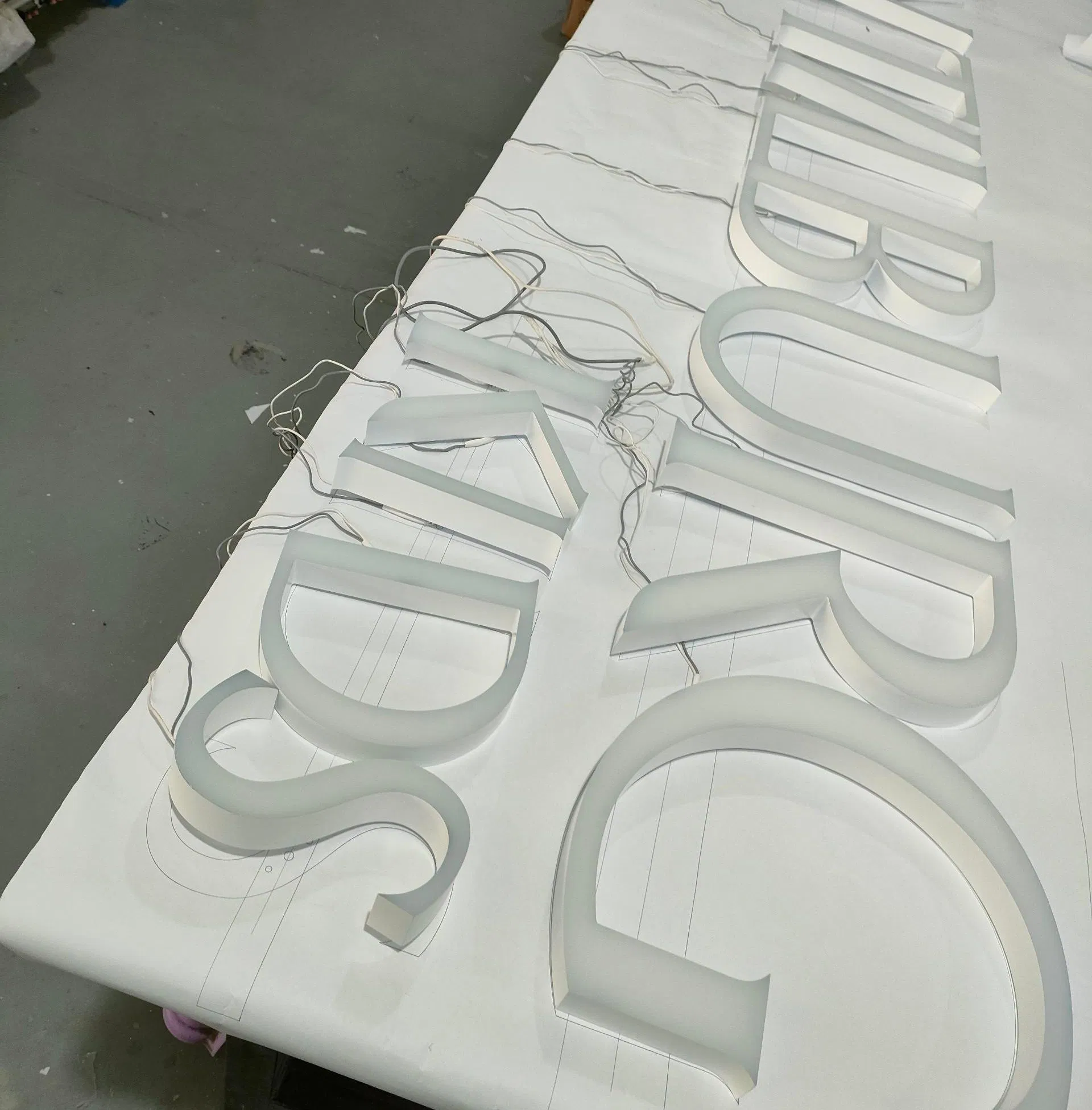 Professional Business Sign Custom Face Lit Luminous Letter for Advertising